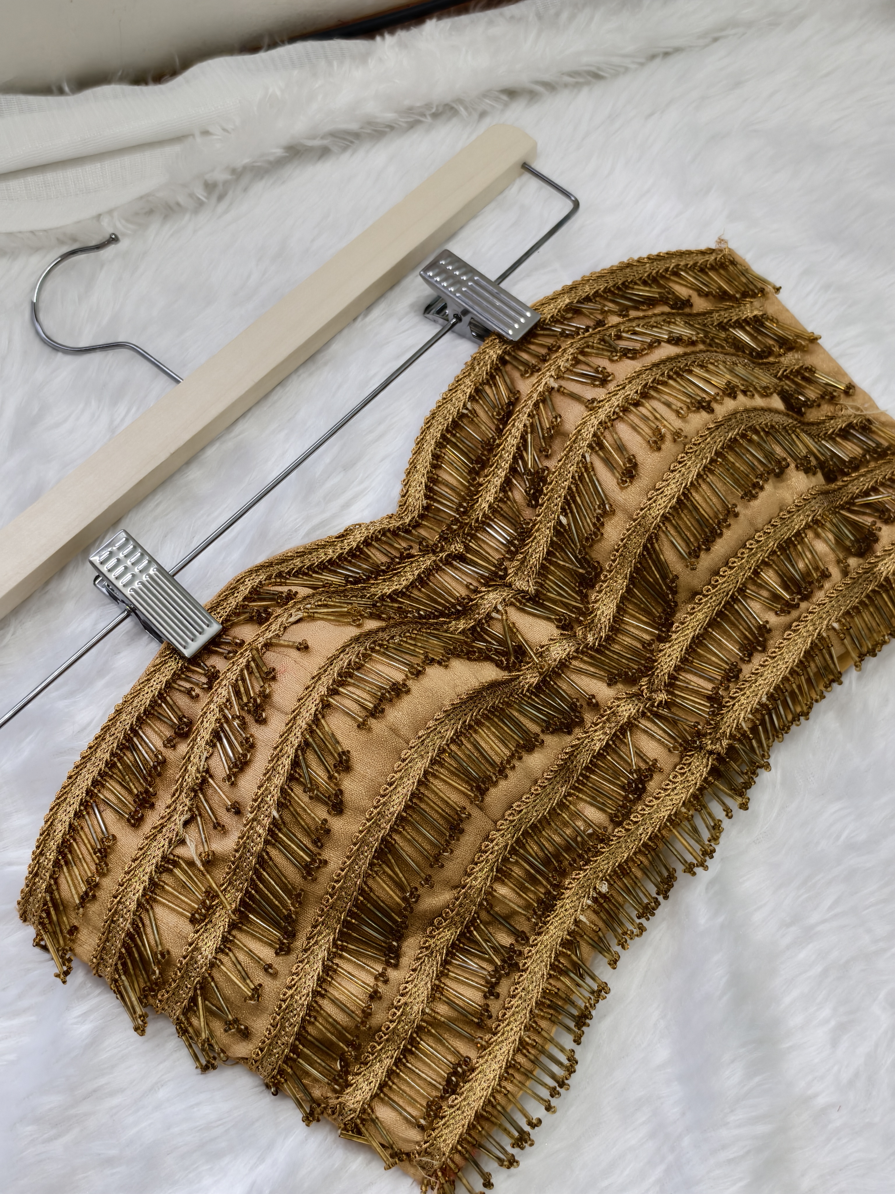 Golden Designer Blouse